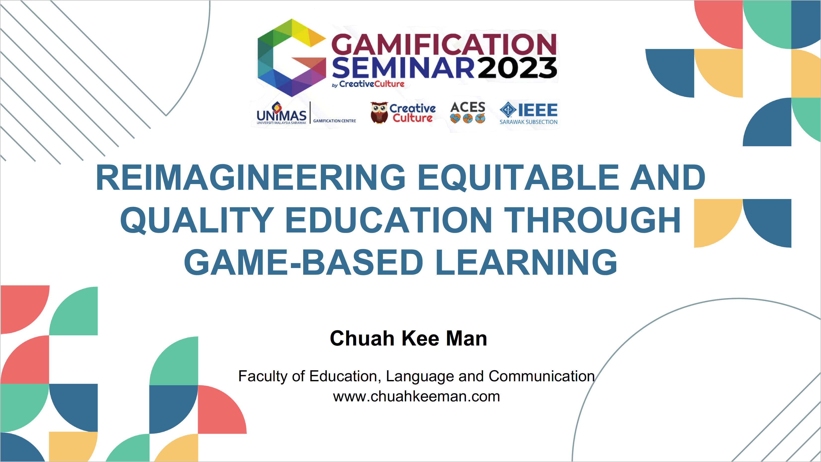 Reimagineering Equitable and Quality Education Through Game-based Learning